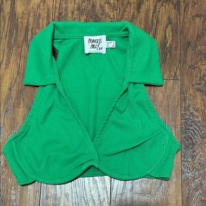 Princess Polly Vibrant Green Crop Top